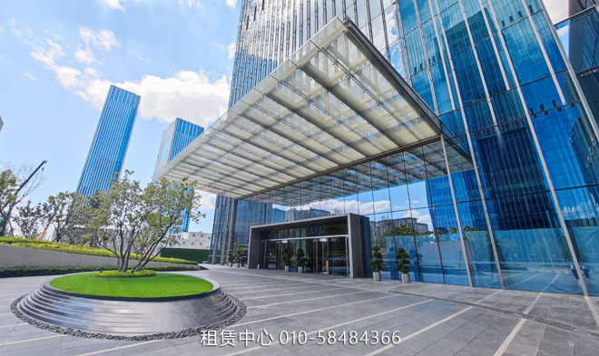 丽泽平安金融中心正门图